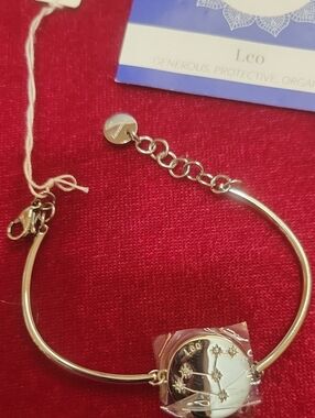 NWY Chakra Brosway Italia Leo Zodiac Silver Bracelet for Women